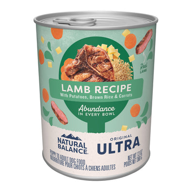 Natural Balance Original Ultra Lamb Recipe Canned Wet Dog Food