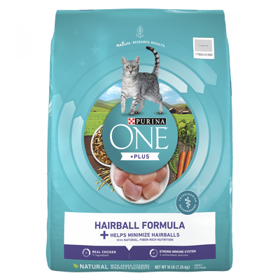 Purina ONE Advanced Nutrition Hairball Formula Dry Cat Food