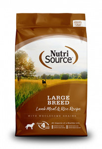 NutriSource Large Breed Adult Lamb & Rice Dry Dog Food