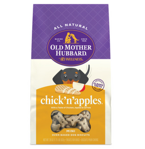 Old Mother Hubbard Crunchy Classic Natural Chick'N'Apples Mini Biscuits Dog Treats