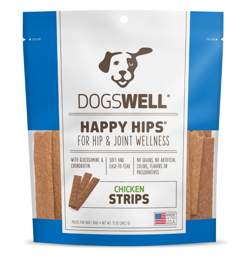HAPPY HIPS Chicken Strips Dog Treats