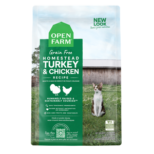 Open Farm Grain Free Homestead Turkey and Chicken Recipe Dry Cat Food