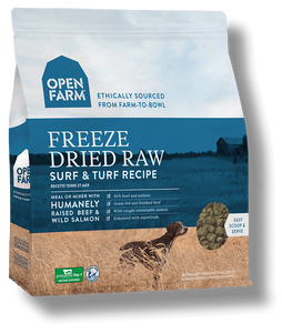 Open Farm Grain Free Surf & Turf Recipe Freeze Dried Raw Dog Food