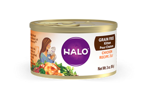 Halo Kitten Grain Free Chicken Recipe Pate Canned Cat Food